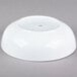 CAC MXS-16 10 Qt. Bright White Porcelain Salad Bowl - 4/Case