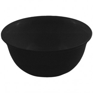 Bon Chef 9069 6 Qt. Black Speckled Sandstone Finish Cast Aluminum Round Bowl