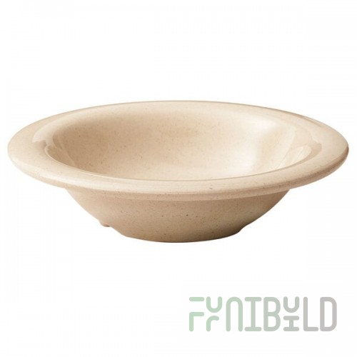 GET BAM-1186 BambooMel 8 oz. Rimmed Bowl - 48/Case