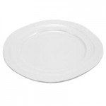 Elite Global Solutions M16BST-OWD Della Terra Melamine Stoneware 3.5 Qt. Off White Irregular Round Serving Bowl Elite Global Solutions M16BST-OWD Della Terra Melamine Stoneware 3.5 Qt. Off White Irregular Round Serving Bowl