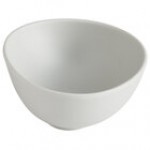 GET Enterprises B-500-DG Riverstone 3 oz. Dark Gray Irregular Round Small Matte Melamine Bowl - 24/Case