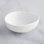 GET Enterprises B-500-DG Riverstone 3 oz. Dark Gray Irregular Round Small Matte Melamine Bowl - 24/Case