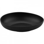 GET Enterprises B-500-DG Riverstone 3 oz. Dark Gray Irregular Round Small Matte Melamine Bowl - 24/Case