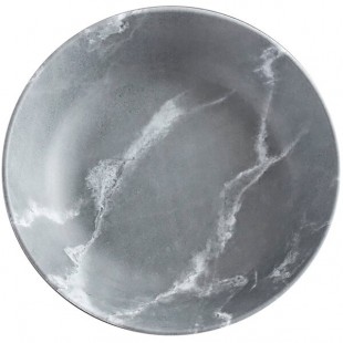 American Metalcraft MCB36GM Mix & Matte 36 oz. Gray Marble Melamine Bowl
