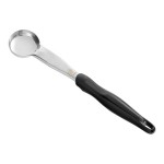 Vollrath 6433120 Jacob's Pride® 1 oz. Black Solid Round Spoodle® Portion Spoon