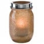 Hollowick 1610AG Firefly Antique Gold Jar with Tealight Cradle Hollowick 1610AG Firefly Antique Gold Jar with Tealight Cradle