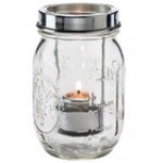 Hollowick 1610AG Firefly Antique Gold Jar with Tealight Cradle Hollowick 1610AG Firefly Antique Gold Jar with Tealight Cradle