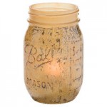 Hollowick 1610AG Firefly Antique Gold Jar with Tealight Cradle Hollowick 1610AG Firefly Antique Gold Jar with Tealight Cradle