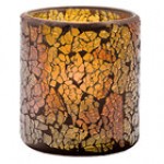 Hollowick 6351RG Crackle Red and Gold Frosted Crackle Glass Lamp Hollowick 6351RG Crackle Red and Gold Frosted Crackle Glass Lamp