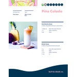 Kelvin Slush Co. Organic Frozen Pina Colada Cocktail Mix 64 fl. oz.