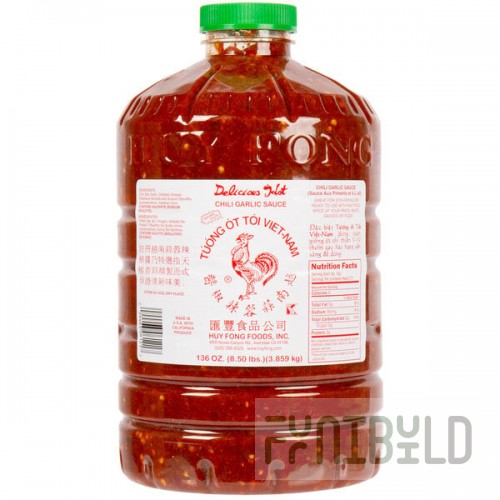 Huy Fong 8.5 lb. Chili Garlic Sauce - 3/Case
