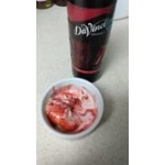DaVinci Gourmet Classic Red Velvet Cake Flavoring Syrup 750 mL - 4/Case