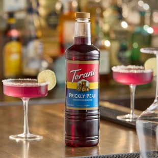 Torani Prickly Pear Flavoring / Fruit Syrup Plastic Bottle 1 Liter - 6/Case