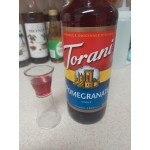 Torani Pomegranate Flavoring / Fruit Syrup 750 mL Glass Bottle Torani Pomegranate Flavoring / Fruit Syrup 750 mL Glass Bottle