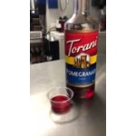 Torani Pomegranate Flavoring / Fruit Syrup 750 mL Glass Bottle Torani Pomegranate Flavoring / Fruit Syrup 750 mL Glass Bottle