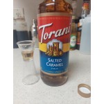Torani Salted Caramel Flavoring Syrup 750 mL Glass Bottle