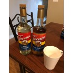 Torani Salted Caramel Flavoring Syrup 750 mL Glass Bottle