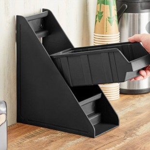 Choice Black 3-Tier Stand for Self-Serve Organizer Bins Choice Black 3-Tier Stand for Self-Serve Organizer Bins