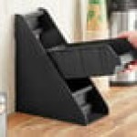 Choice Black 3-Tier Stand for Self-Serve Organizer Bins Choice Black 3-Tier Stand for Self-Serve Organizer Bins