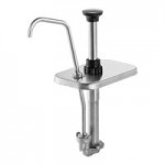 Server 85310 Stainless Steel 1 oz. Pump with Lid for Slim 1.5 Qt. Fountain Jar