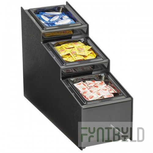 Vollrath CTCPAN3-6 3 Tier 3 Pan Condiment Organizer