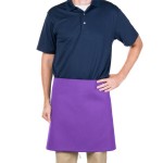 Intedge Purple Poly-Cotton 4-Way Waist Apron - 38 Intedge Purple Poly-Cotton 4-Way Waist Apron - 38