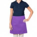 Intedge Purple Poly-Cotton 4-Way Waist Apron - 38 Intedge Purple Poly-Cotton 4-Way Waist Apron - 38