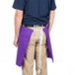 Intedge Purple Poly-Cotton 4-Way Waist Apron - 38 Intedge Purple Poly-Cotton 4-Way Waist Apron - 38