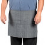 Uncommon Chef 3129 Gray Customizable Triple Denim Ardor Waist Apron with 3 Pockets - 18