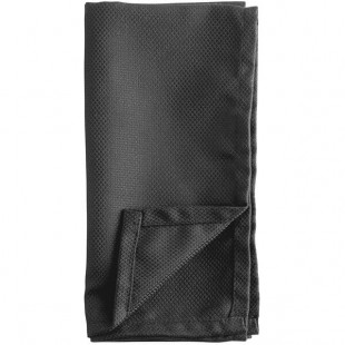 Oxford Black 100% Spun Polyester Birdseye Cloth Napkins, 20 Oxford Black 100% Spun Polyester Birdseye Cloth Napkins, 20