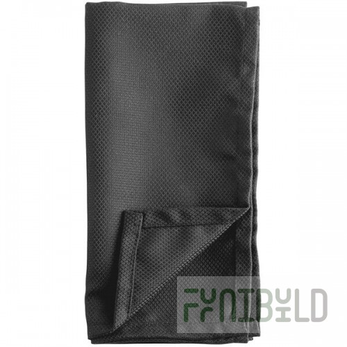 Oxford Black 100% Spun Polyester Birdseye Cloth Napkins, 20