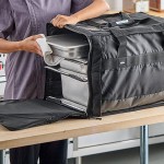 Vesture Heavy-Duty Thermal Chafer Pan Carrier Delivery System with LavaPac Electric Heating Element - 15 Vesture Heavy-Duty Thermal Chafer Pan Carrier Delivery System with LavaPac Electric Heating Element - 15