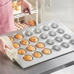 Baker's Lane 24 Cup 5 oz. Glazed Aluminized Steel Jumbo Muffin / Cupcake Pan - 26