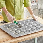 Baker's Lane 24 Cup 5 oz. Glazed Aluminized Steel Jumbo Muffin / Cupcake Pan - 26
