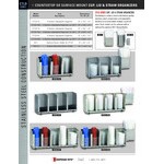 Dispense-Rite Stainless Steel 4-Section Countertop Cup and Lid Organizer CTLD-19 Dispense-Rite Stainless Steel 4-Section Countertop Cup and Lid Organizer CTLD-19