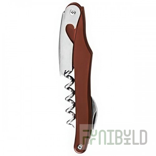 Franmara Prestigio Waiter's Corkscrew with Anodized Burgundy Aluminum Handle 3185-03