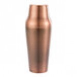 Barfly® M37085ACP 24 oz. Antique Copper-Plated 2-Piece Parisienne Cocktail Shaker