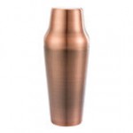 Barfly® M37085ACP 24 oz. Antique Copper-Plated 2-Piece Parisienne Cocktail Shaker