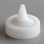 Vollrath 4914-13 Traex® Clear Closeable Single Tip Wide Mouth Bottle Cap Vollrath 4914-13 Traex® Clear Closeable Single Tip Wide Mouth Bottle Cap