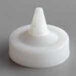 Vollrath 4914-13 Traex® Clear Closeable Single Tip Wide Mouth Bottle Cap Vollrath 4914-13 Traex® Clear Closeable Single Tip Wide Mouth Bottle Cap