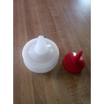 Vollrath 4914-13 Traex® Clear Closeable Single Tip Wide Mouth Bottle Cap Vollrath 4914-13 Traex® Clear Closeable Single Tip Wide Mouth Bottle Cap