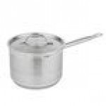Vollrath 3803 Optio 4 Qt. Stainless Steel Sauce Pan with Aluminum-Clad Bottom and Cover