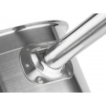 Vollrath 3803 Optio 4 Qt. Stainless Steel Sauce Pan with Aluminum-Clad Bottom and Cover
