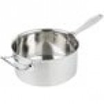 Vollrath 3803 Optio 4 Qt. Stainless Steel Sauce Pan with Aluminum-Clad Bottom and Cover