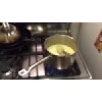 Vollrath 3803 Optio 4 Qt. Stainless Steel Sauce Pan with Aluminum-Clad Bottom and Cover