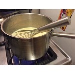 Vollrath 3803 Optio 4 Qt. Stainless Steel Sauce Pan with Aluminum-Clad Bottom and Cover