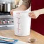 Choice 8 Qt. White Round Polypropylene Food Storage Container Choice 8 Qt. White Round Polypropylene Food Storage Container