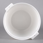 Choice 8 Qt. White Round Polypropylene Food Storage Container Choice 8 Qt. White Round Polypropylene Food Storage Container