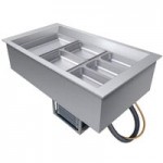 Hatco CWBP-5 Five Pan Drop-In Refrigerated Cold Food Well with Drain - 120V