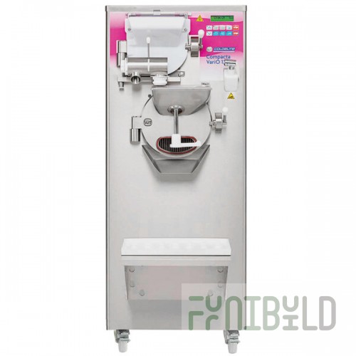 Coldelite Compacta Vario 8 Elite 15 Quart Horizontal Batch Freezer with Pasteurizer - 208-230V, 3 Phase